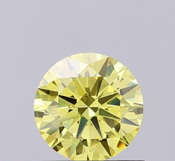 0.72ct Round FANCY VVS2 Lab Created Diamond