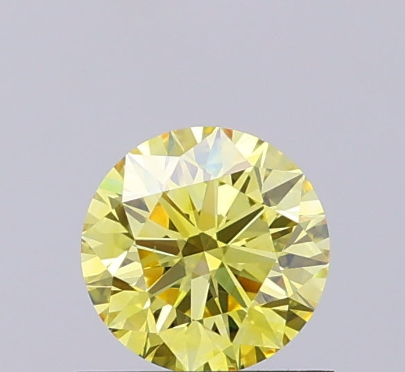 0.74ct Round FANCY VVS1 Lab Created Diamond
