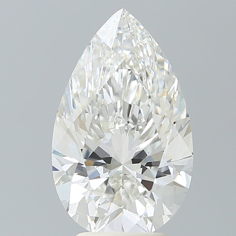 4.33ct Pear G VS1 Lab Created Diamond