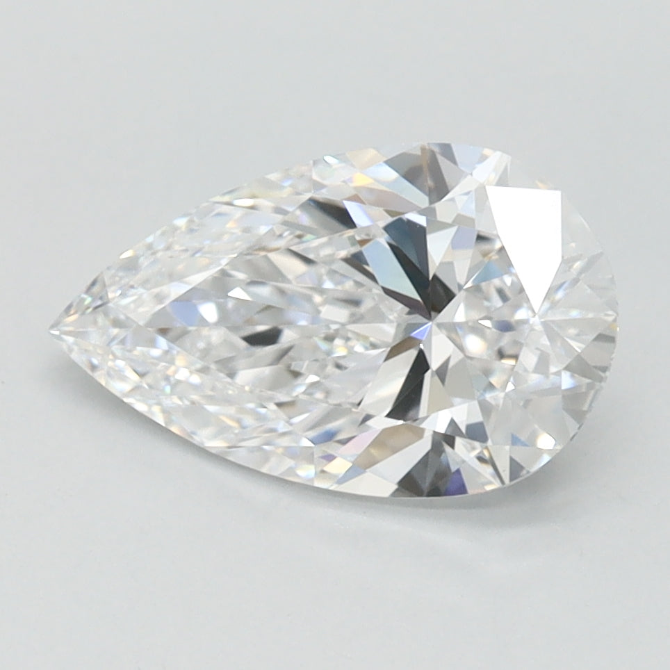 1.29ct Pear D IF Lab Created Diamond