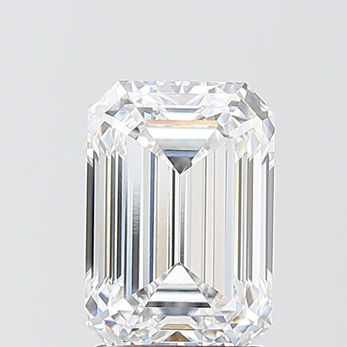 2.05ct Emerald D VVS2 Lab Created Diamond