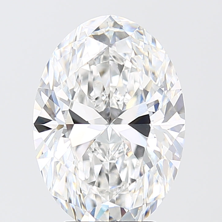 4.07ct Oval D VVS2 Lab Created Diamond