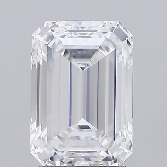 2ct Emerald E VS1 Lab Created Diamond