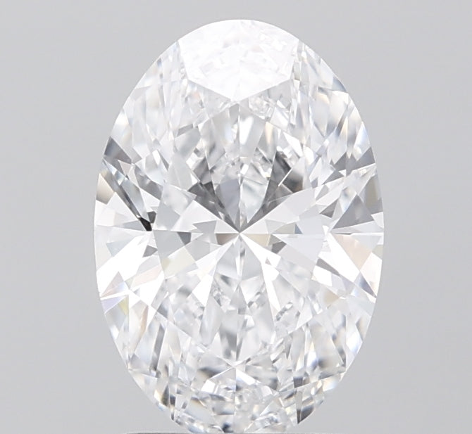1.6ct Oval D VVS2 Lab Created Diamond