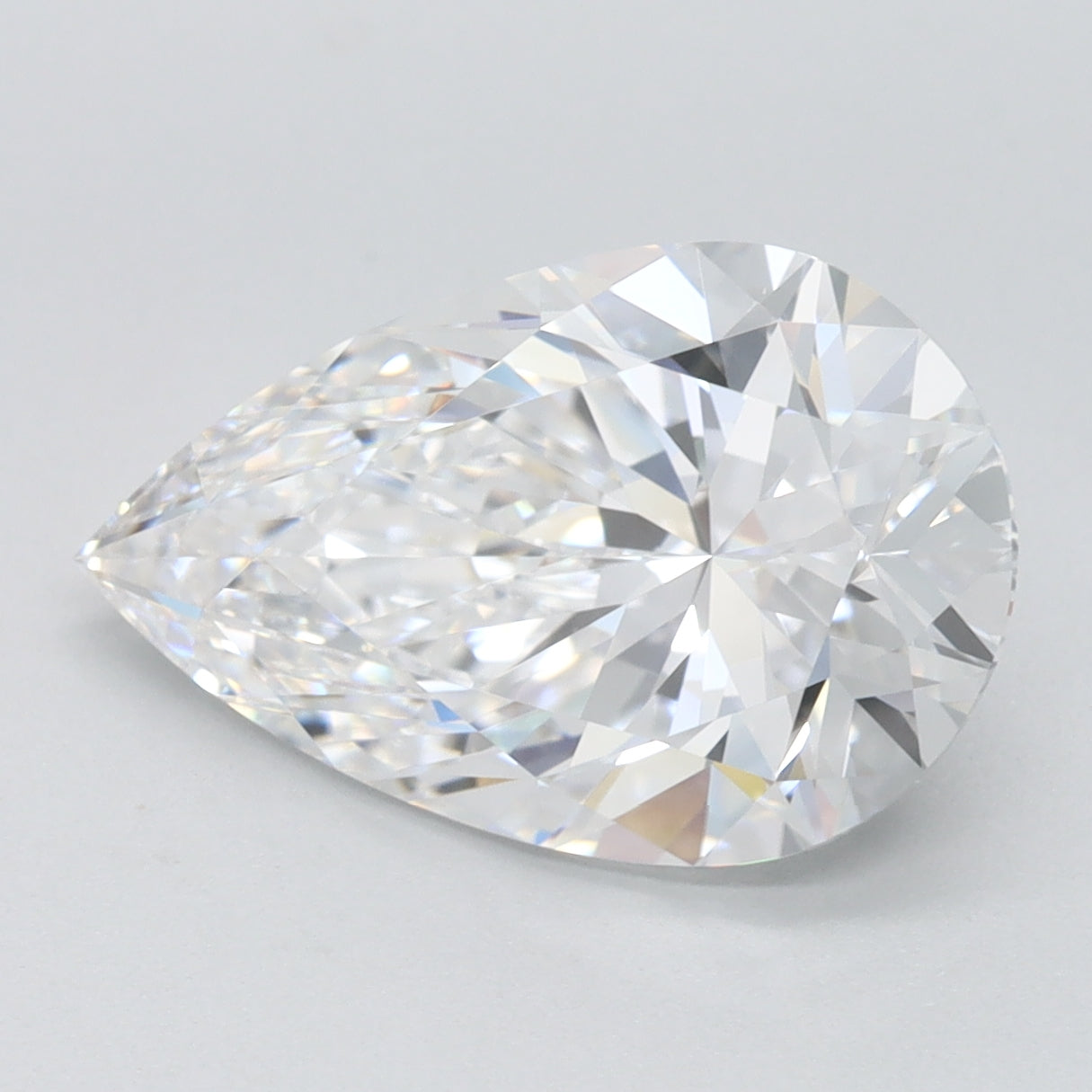 3.15ct Pear D VVS1 Lab Created Diamond