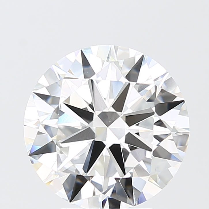 4ct Round F VVS2 Lab Created Diamond