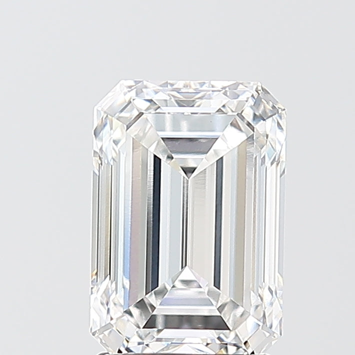 2.05ct Emerald E VVS2 Lab Created Diamond