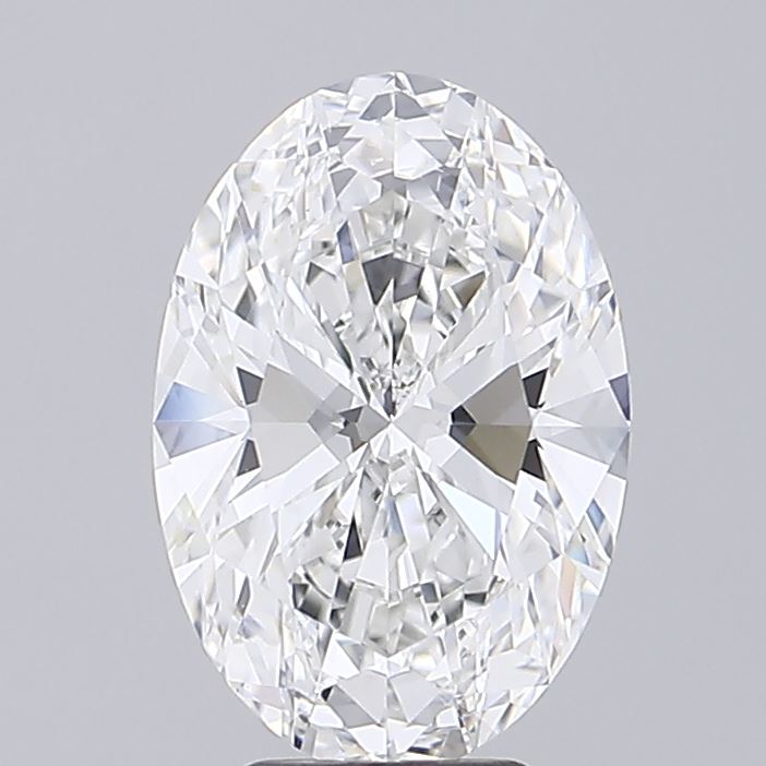 5.08ct Oval E VVS2 Lab Created Diamond