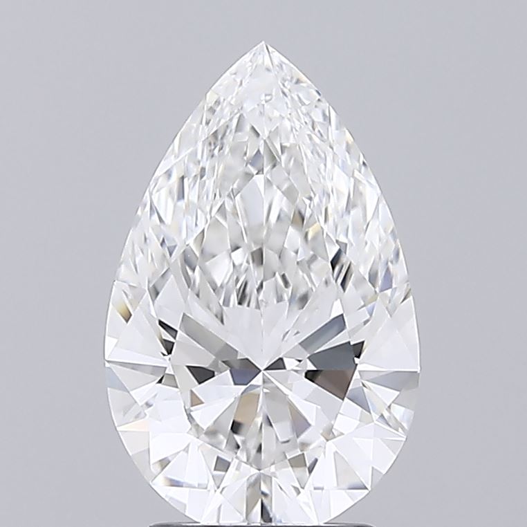 2.67ct Pear E VVS2 Lab Created Diamond