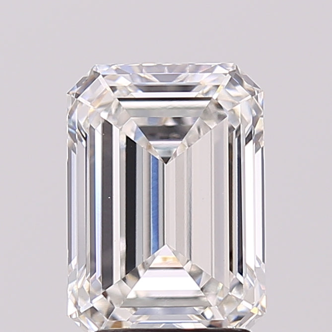 3.09ct Emerald E VVS2 Lab Created Diamond