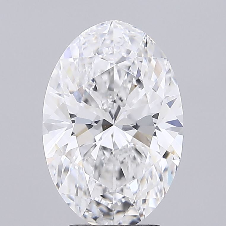4.03ct Oval E VVS2 Lab Created Diamond