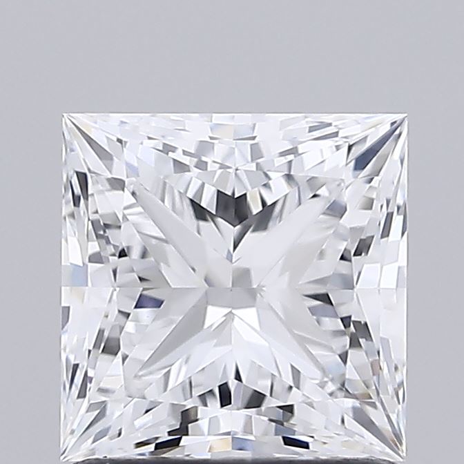 1.5ct Princess D VVS1 Lab Created Diamond