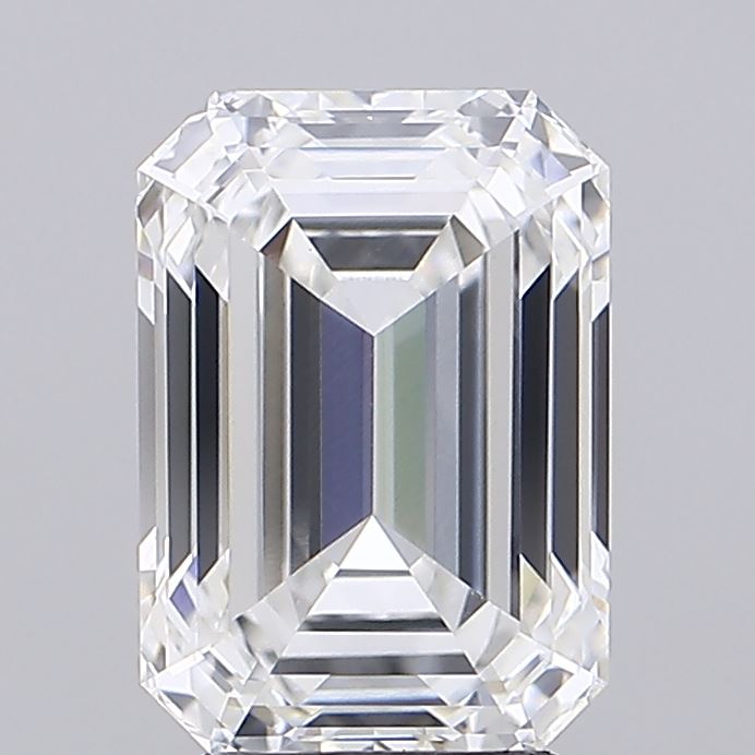 4.06ct Emerald E VVS2 Lab Created Diamond