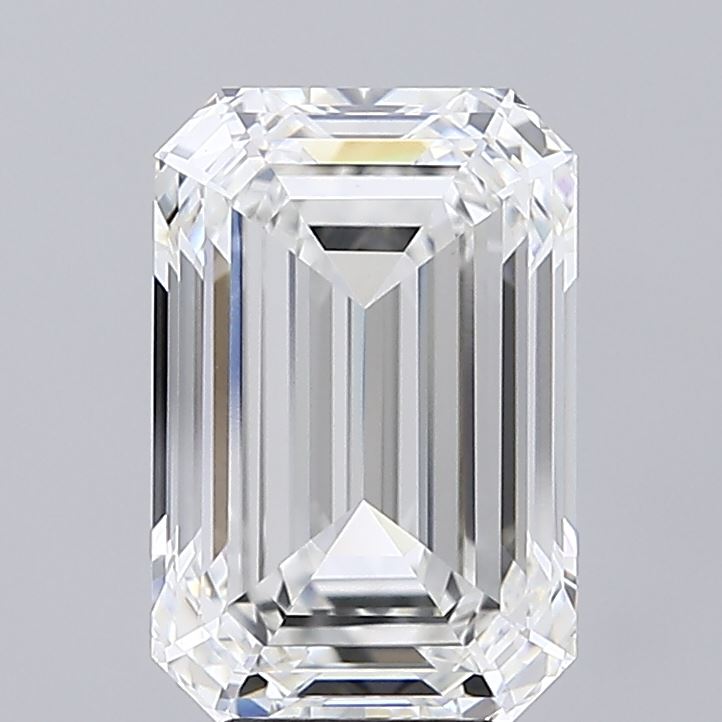 6.06ct Emerald F VVS2 Lab Created Diamond