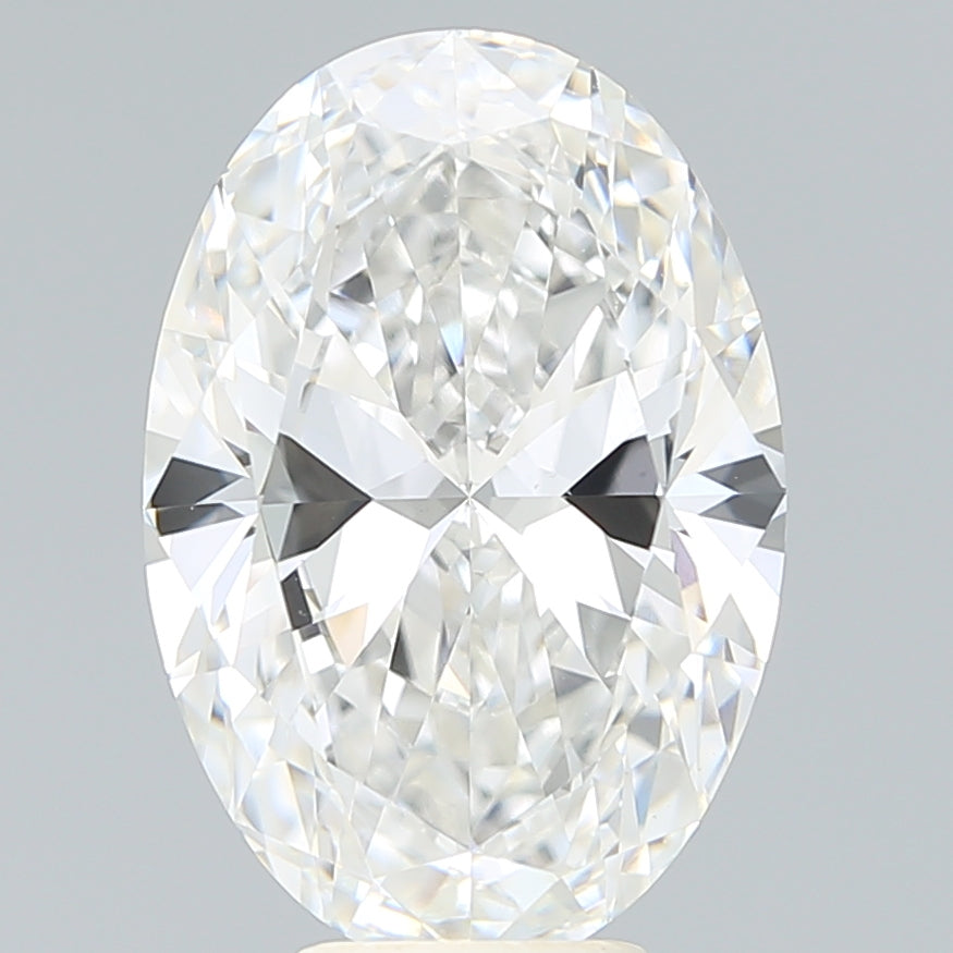 6.3ct Oval F VS1 Lab Created Diamond