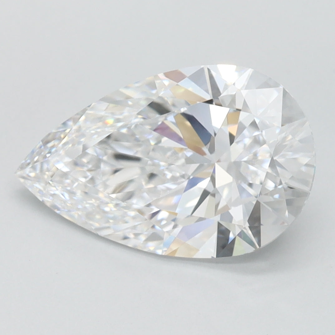 2.15ct Pear D IF Lab Created Diamond