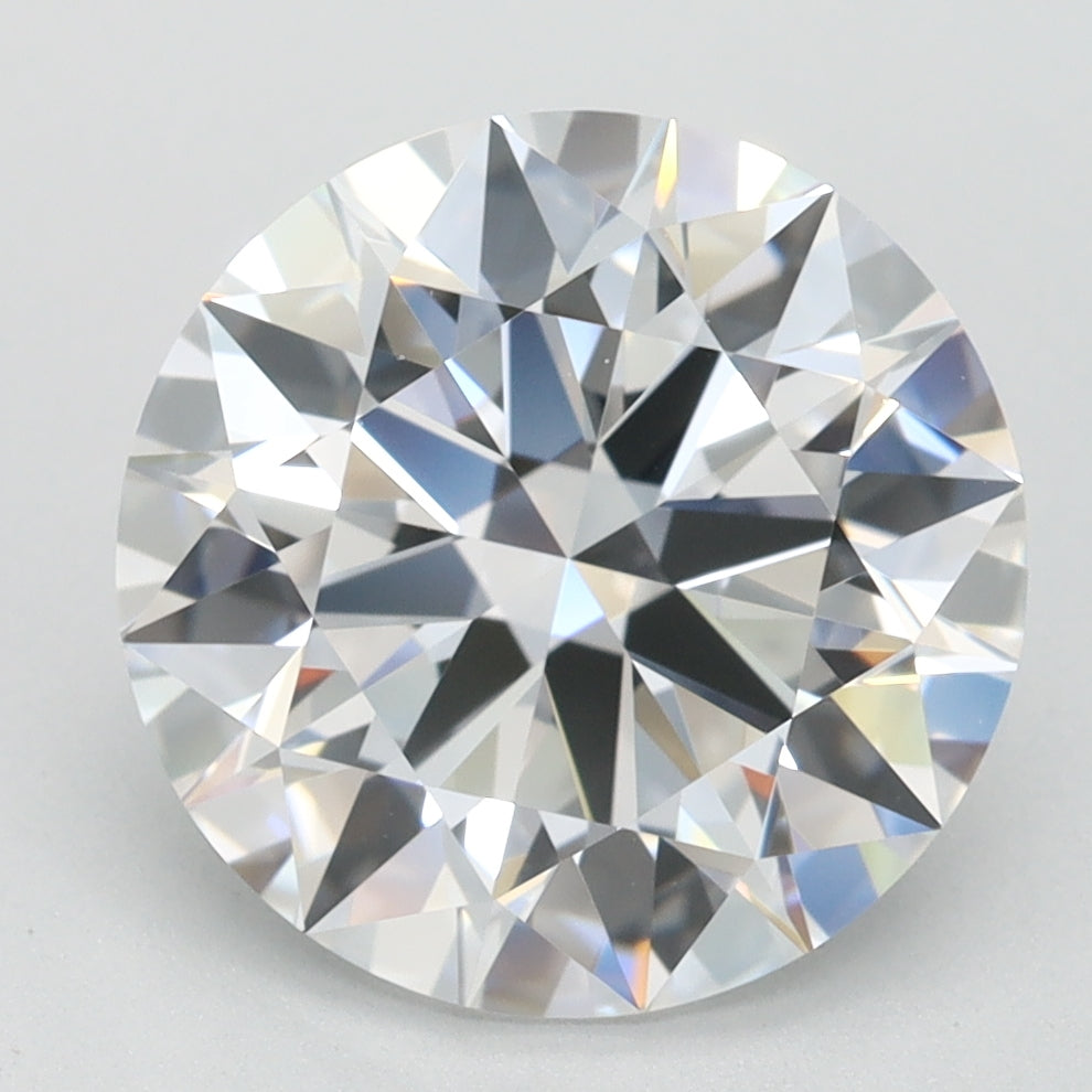 3.38ct Round D IF Lab Created Diamond
