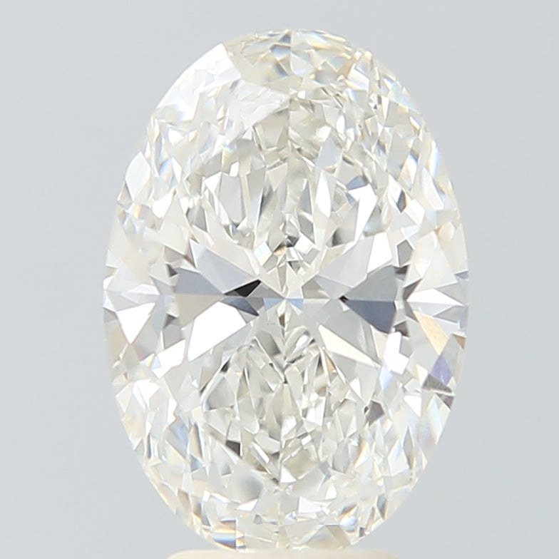 4.41ct Oval G VVS2 Lab Created Diamond
