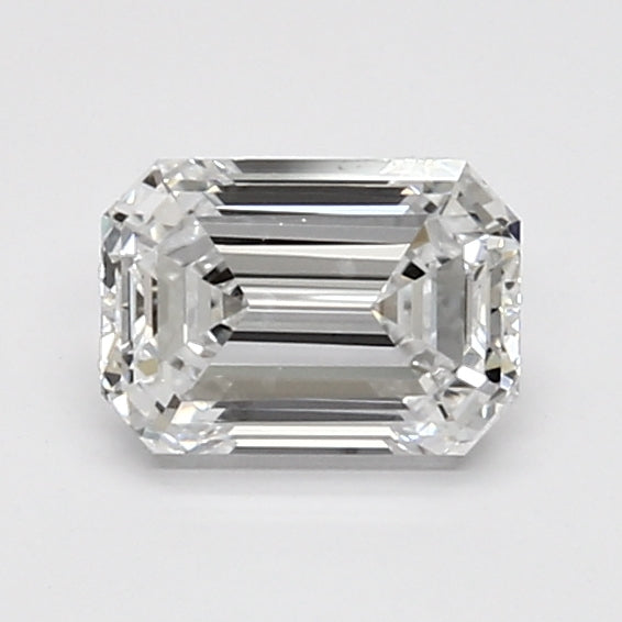 0.95ct Emerald D VVS2 Lab Created Diamond