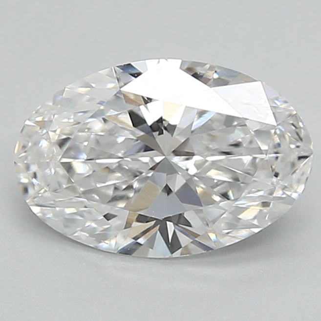 0.98ct Oval D VVS2 Lab Created Diamond