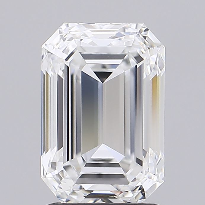 2.24ct Emerald E IF Lab Created Diamond