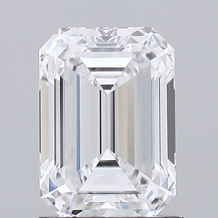 1.51ct Emerald D IF Lab Created Diamond