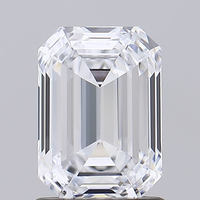 1.55ct Emerald D IF Lab Created Diamond